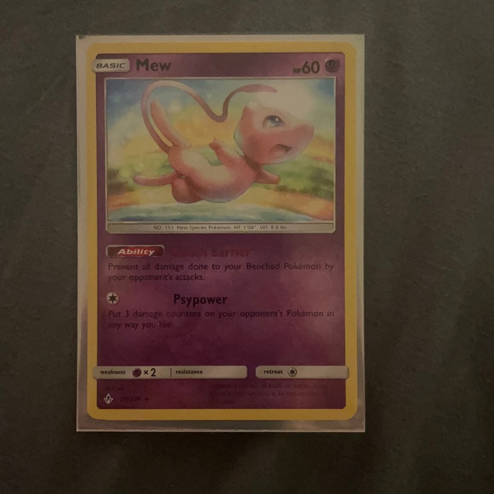 Mint Mew reverse Holo